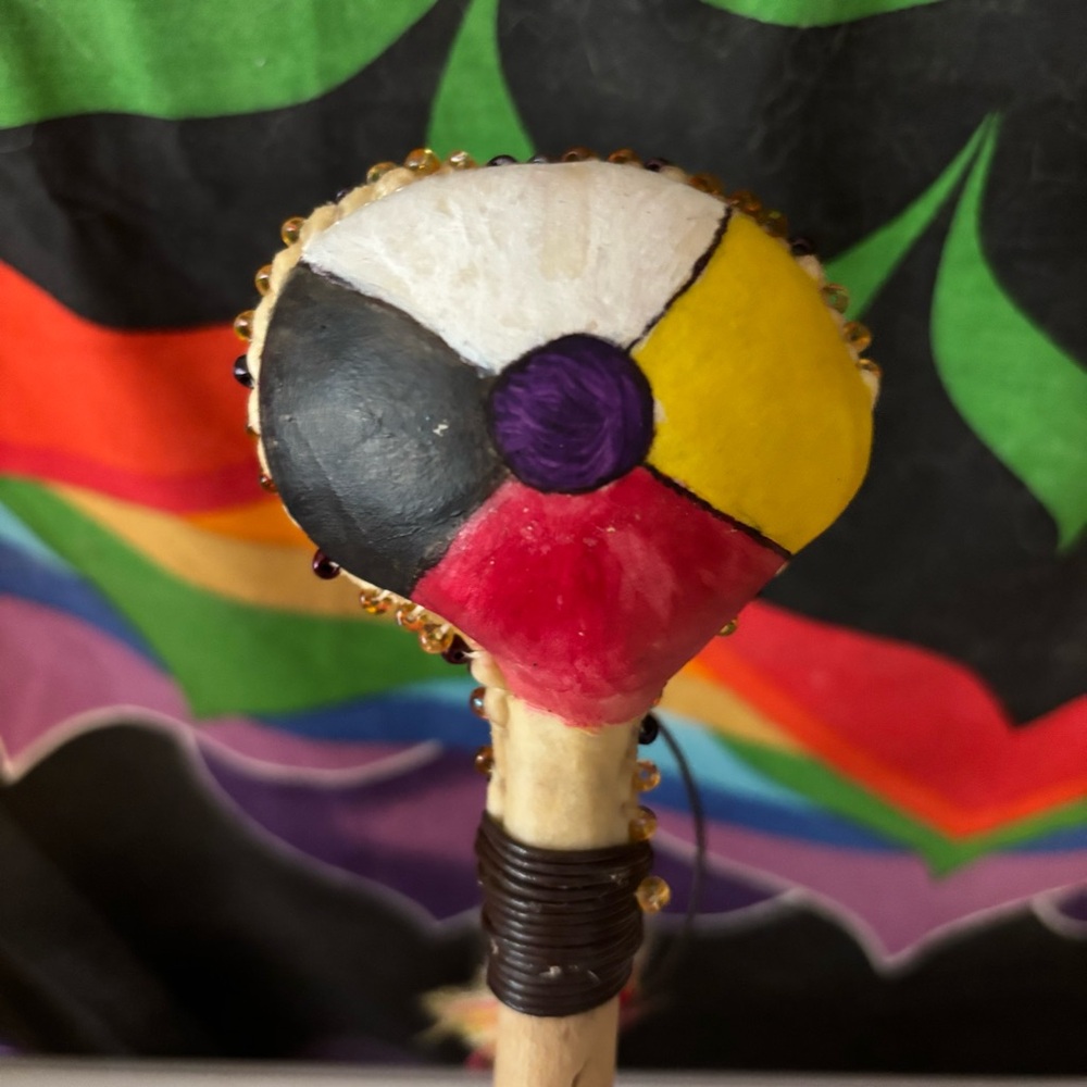 Medicine Wheel Rattle - Picture 4 of 7